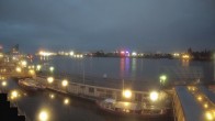 Archiv Foto Webcam Hamburg: Landungsbrücken 03:00