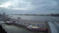 Archiv Foto Webcam Hamburg: Landungsbrücken 06:00