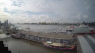 Archiv Foto Webcam Hamburg: Landungsbrücken 07:00