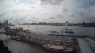 Archiv Foto Webcam Hamburg: Landungsbrücken 09:00