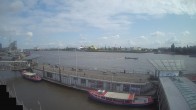 Archiv Foto Webcam Hamburg: Landungsbrücken 15:00