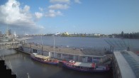 Archiv Foto Webcam Hamburg: Landungsbrücken 17:00