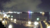 Archiv Foto Webcam Hamburg: Landungsbrücken 23:00