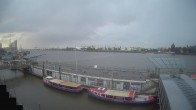 Archiv Foto Webcam Hamburg: Landungsbrücken 05:00