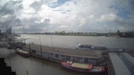 Archiv Foto Webcam Hamburg: Landungsbrücken 09:00