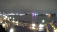 Archived image Webcam Hamburg: Cargo bridges 23:00