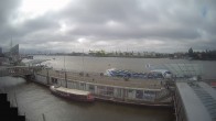 Archiv Foto Webcam Hamburg: Landungsbrücken 09:00