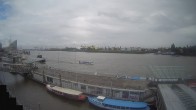 Archiv Foto Webcam Hamburg: Landungsbrücken 15:00