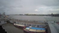 Archiv Foto Webcam Hamburg: Landungsbrücken 17:00