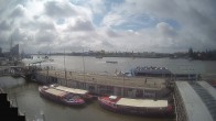 Archiv Foto Webcam Hamburg: Landungsbrücken 10:00
