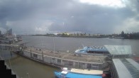 Archiv Foto Webcam Hamburg: Landungsbrücken 13:00