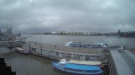 Archiv Foto Webcam Hamburg: Landungsbrücken 09:00