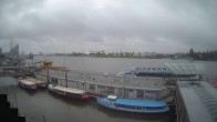 Archiv Foto Webcam Hamburg: Landungsbrücken 09:00