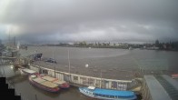 Archiv Foto Webcam Hamburg: Landungsbrücken 06:00