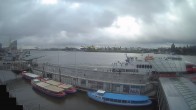 Archiv Foto Webcam Hamburg: Landungsbrücken 07:00