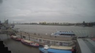 Archiv Foto Webcam Hamburg: Landungsbrücken 12:00
