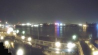 Archiv Foto Webcam Hamburg: Landungsbrücken 23:00