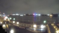 Archiv Foto Webcam Hamburg: Landungsbrücken 23:00