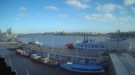 Archiv Foto Webcam Hamburg: Landungsbrücken 17:00