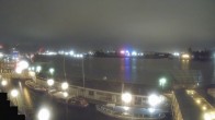 Archiv Foto Webcam Hamburg: Landungsbrücken 01:00