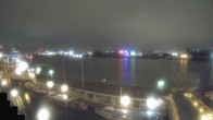 Archiv Foto Webcam Hamburg: Landungsbrücken 03:00