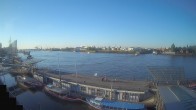 Archiv Foto Webcam Hamburg: Landungsbrücken 07:00
