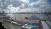 Archiv Foto Webcam Hamburg: Landungsbrücken 09:00