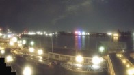 Archiv Foto Webcam Hamburg: Landungsbrücken 23:00