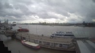 Archiv Foto Webcam Hamburg: Landungsbrücken 13:00