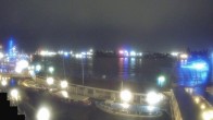 Archiv Foto Webcam Hamburg: Landungsbrücken 23:00