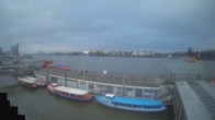 Archiv Foto Webcam Hamburg: Landungsbrücken 07:00