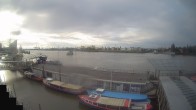 Archiv Foto Webcam Hamburg: Landungsbrücken 07:00