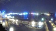 Archiv Foto Webcam Hamburg: Landungsbrücken 19:00