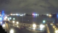 Archiv Foto Webcam Hamburg: Landungsbrücken 01:00