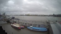 Archiv Foto Webcam Hamburg: Landungsbrücken 07:00