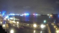 Archiv Foto Webcam Hamburg: Landungsbrücken 20:00