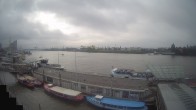 Archiv Foto Webcam Hamburg: Landungsbrücken 09:00