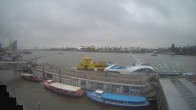 Archiv Foto Webcam Hamburg: Landungsbrücken 10:00