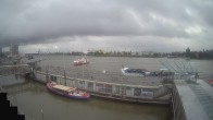 Archiv Foto Webcam Hamburg: Landungsbrücken 13:00