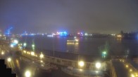 Archiv Foto Webcam Hamburg: Landungsbrücken 19:00
