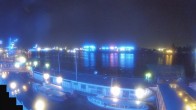 Archiv Foto Webcam Hamburg: Landungsbrücken 23:00