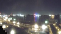 Archiv Foto Webcam Hamburg: Landungsbrücken 01:00