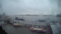 Archiv Foto Webcam Hamburg: Landungsbrücken 13:00