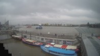 Archiv Foto Webcam Hamburg: Landungsbrücken 15:00