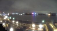 Archiv Foto Webcam Hamburg: Landungsbrücken 23:00