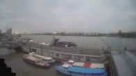 Archiv Foto Webcam Hamburg: Landungsbrücken 07:00