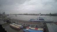 Archiv Foto Webcam Hamburg: Landungsbrücken 09:00