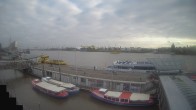 Archiv Foto Webcam Hamburg: Landungsbrücken 15:00