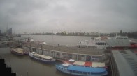 Archiv Foto Webcam Hamburg: Landungsbrücken 07:00