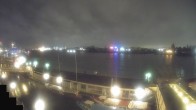 Archiv Foto Webcam Hamburg: Landungsbrücken 23:00